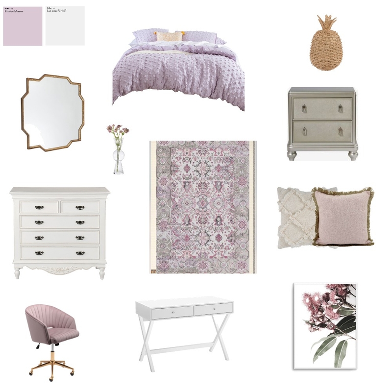 Julia's Purple Haven Mood Board by Maegan Perl Designs on Style Sourcebook