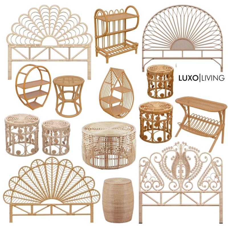 Luxo rattan Mood Board by Thediydecorator on Style Sourcebook
