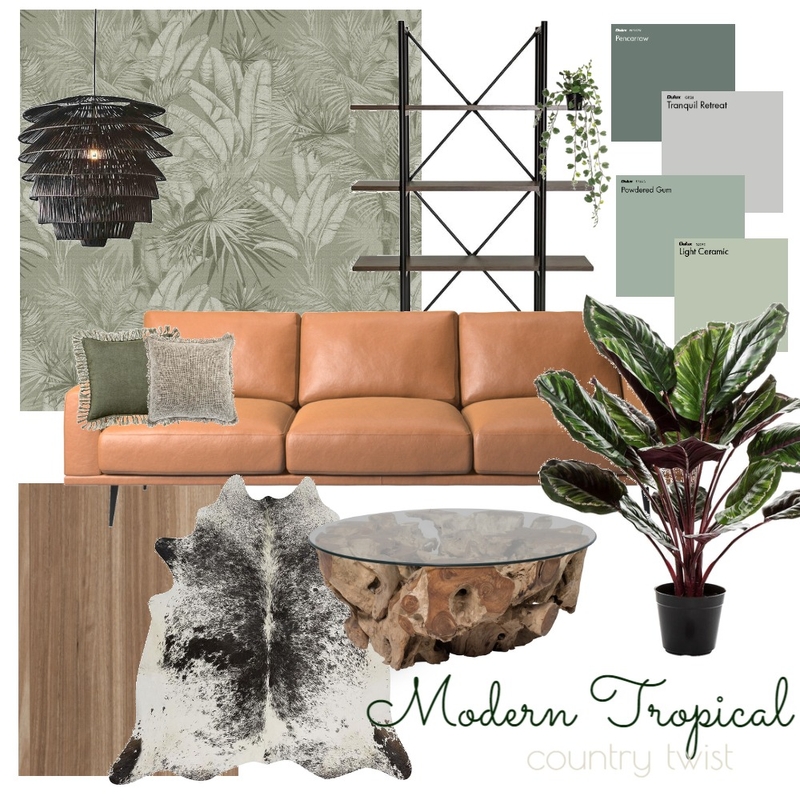 Modern Tropical Living with a country twist Mood Board by Our Home in the Trees on Style Sourcebook