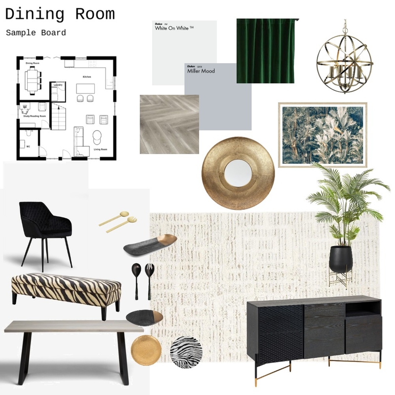 Dining Room - Assignment 9 Mood Board by CarlaKM on Style Sourcebook