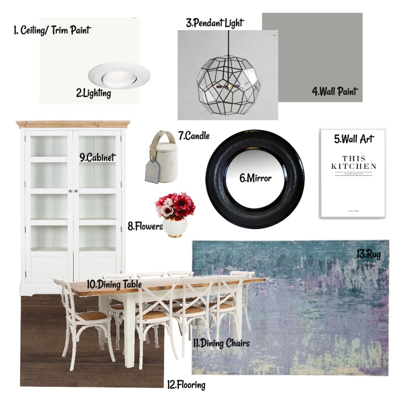 Dining room/ sample board Mood Board by shaniavanisi on Style Sourcebook