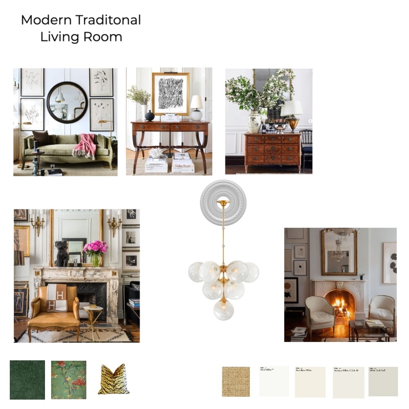 Traditional Mood Board Mood Board by Alix with an Eye on Style Sourcebook