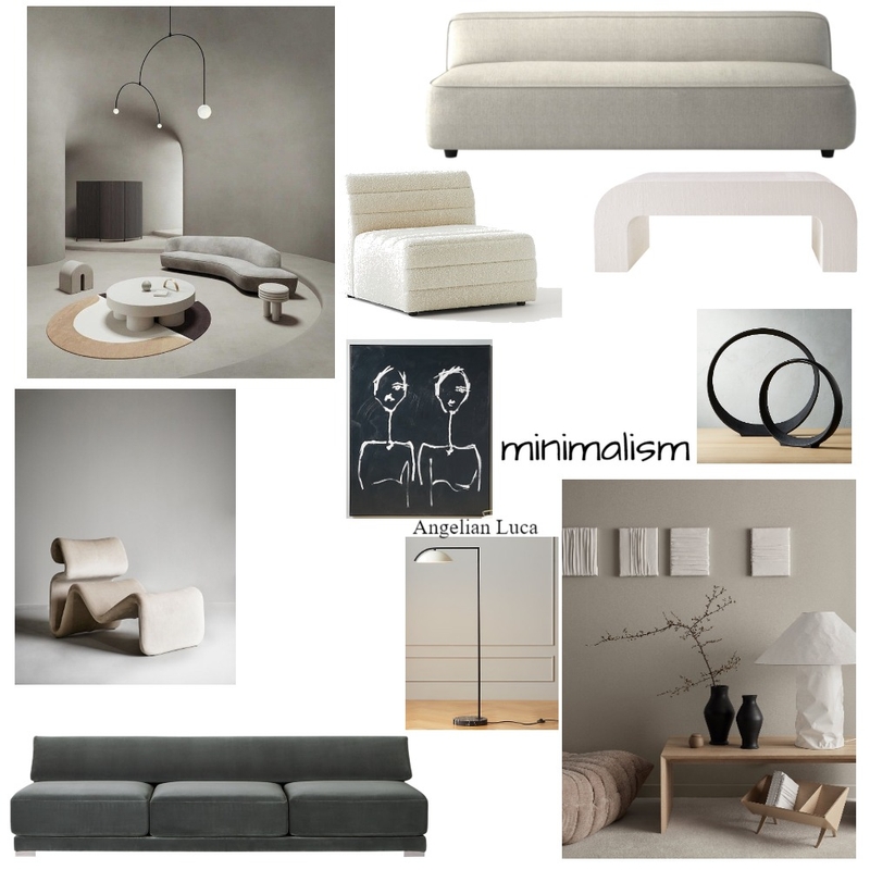 MINIMALISM MOODBOARD Mood Board by Angelian Luca on Style Sourcebook