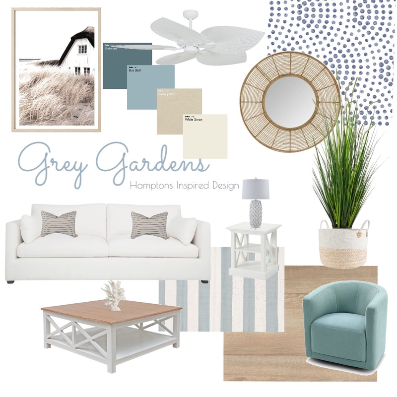 Hamptons Mood Board by aubreygamble on Style Sourcebook