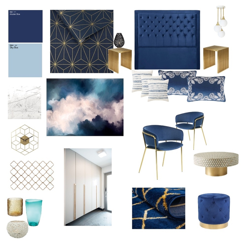 Moorish blue Mood Board by Kreative Qorners on Style Sourcebook