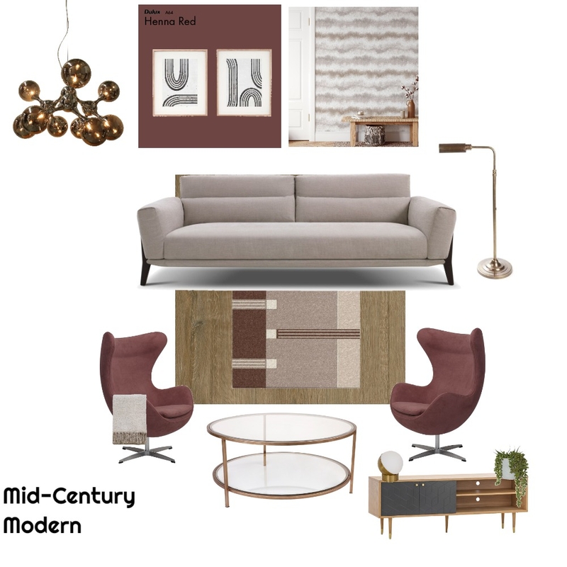 mid cent mod Mood Board by cgreenbe04 on Style Sourcebook