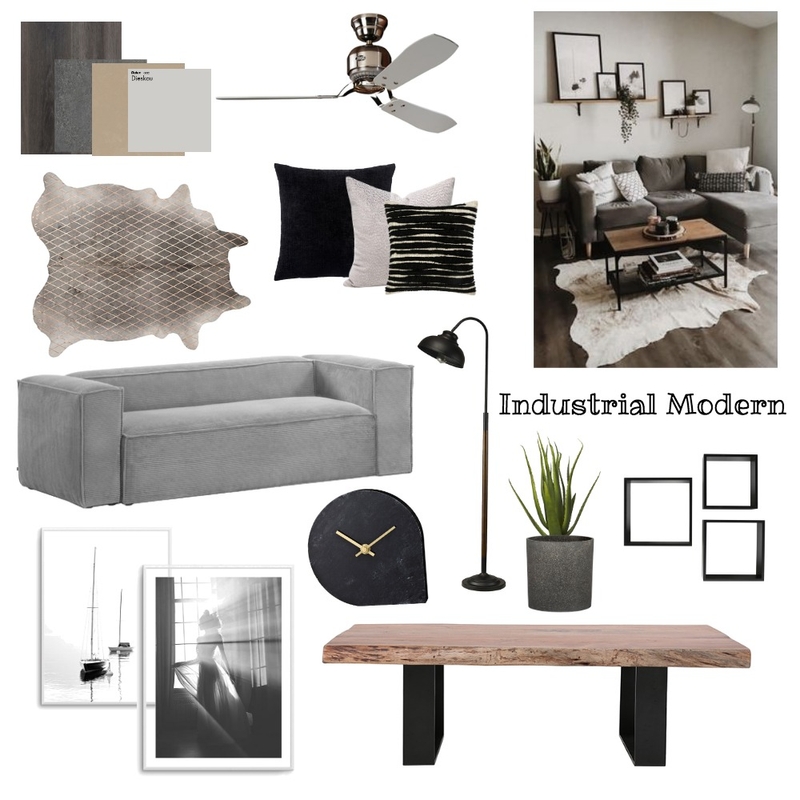 Industrial Modern Mood Board by stephzara on Style Sourcebook