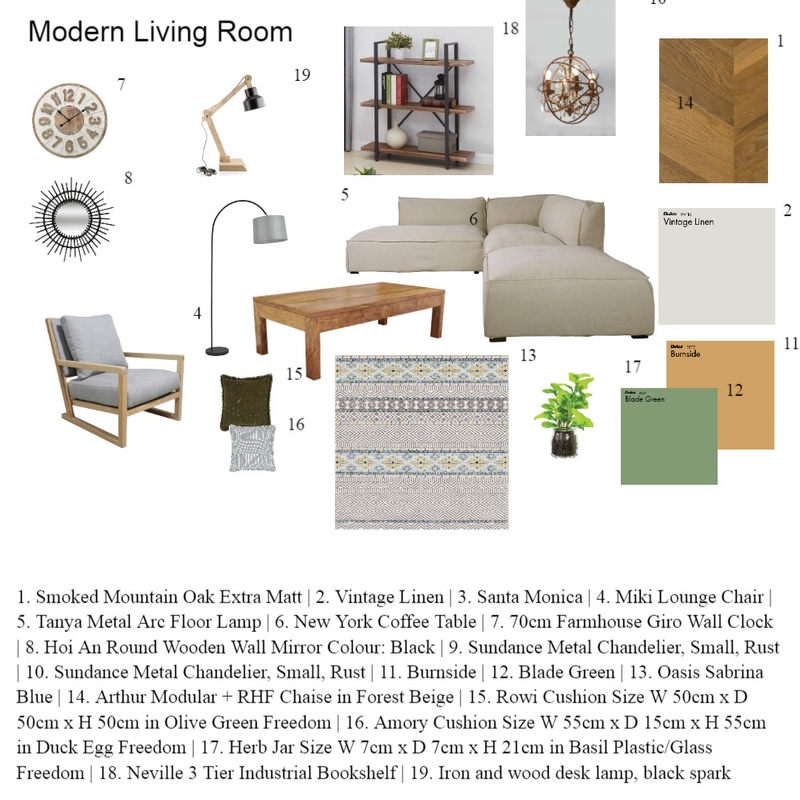 Modern Living Room Mood Board by Trish on Style Sourcebook