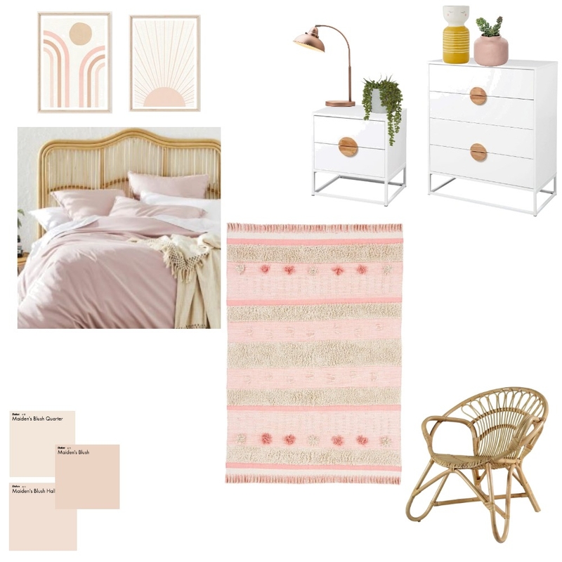 Teen girls bedroom Mood Board by Organised Simplicity on Style Sourcebook