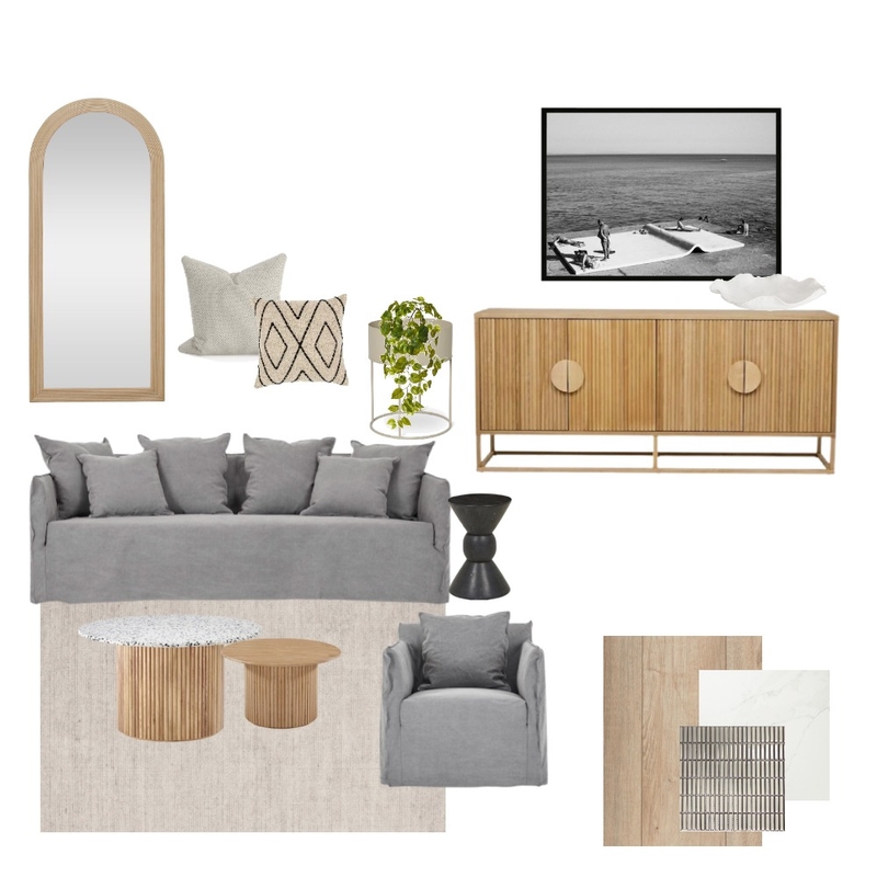 Moody Coastal Mood Board by megviljoen on Style Sourcebook