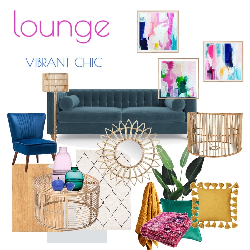 lounge- vibrant chic Mood Board by Arch&Oak Creative on Style Sourcebook