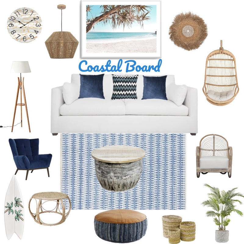 coastal mood board Mood Board by adelianash on Style Sourcebook