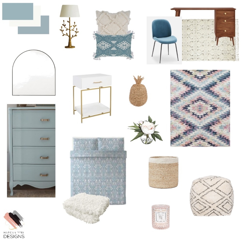 Julia Blue 1 Mood Board by Maegan Perl Designs on Style Sourcebook