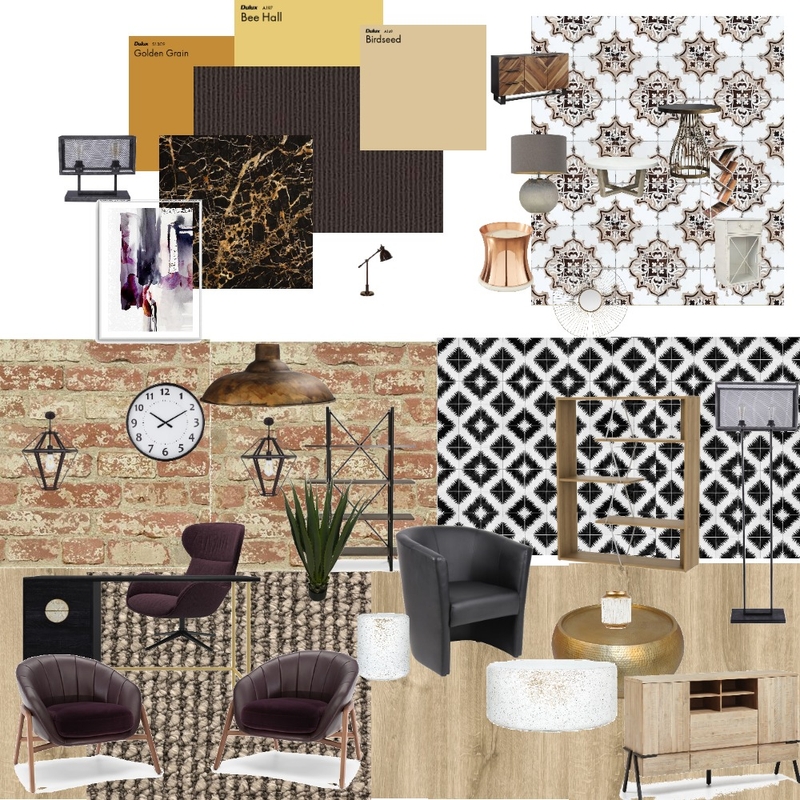 Industrial Office/Lounge Mood Board by Jazmine.Garland on Style Sourcebook