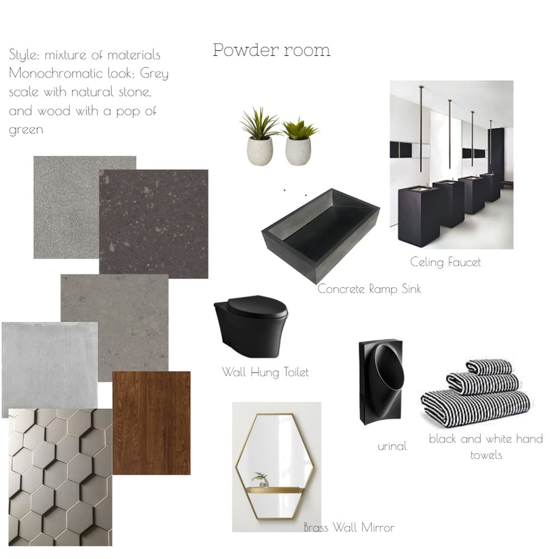 Powder Room Mood Board by Melanie Henry on Style Sourcebook