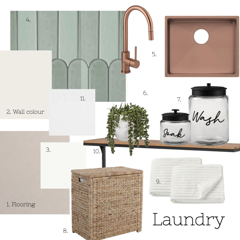 Laundry Mood Board by Hosie Interiors on Style Sourcebook