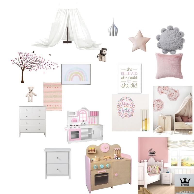 Little Girl Bedroom Mood Board by wanjiku on Style Sourcebook