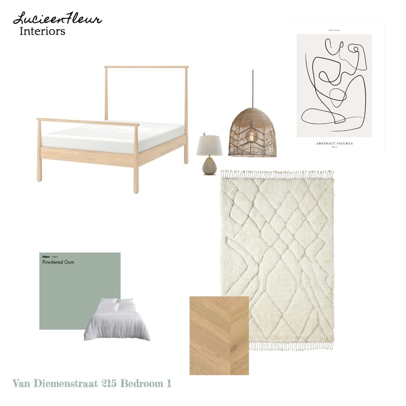 Van Diemenstraat 215 Bedroom 1 Mood Board by 215 Design on Style Sourcebook