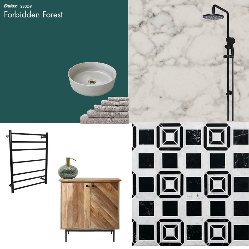 green bathroom Mood Board by Vanessa PAVY on Style Sourcebook