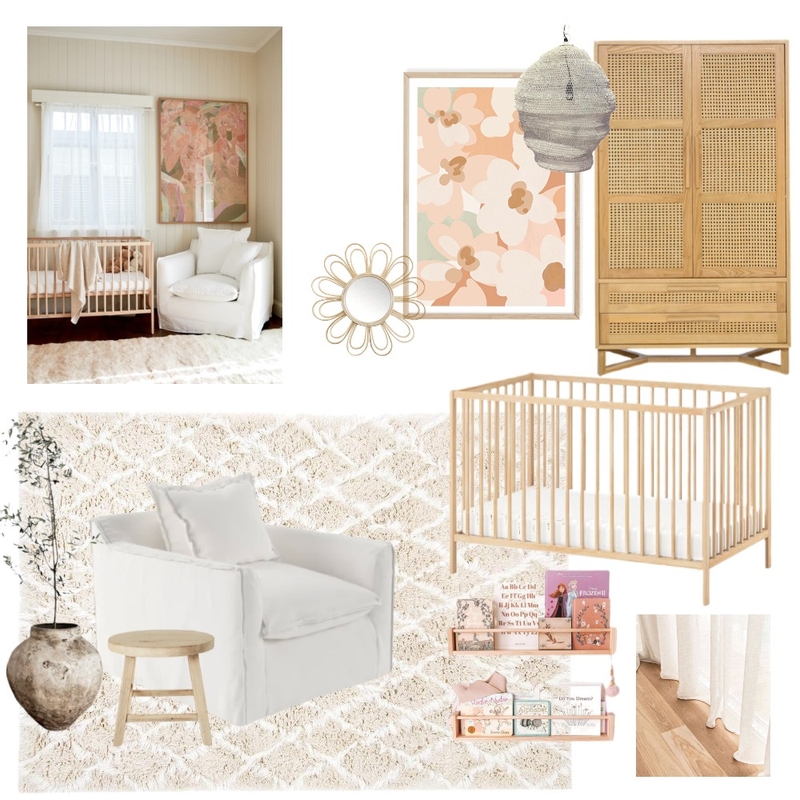 Girls Nursery Mood Board by megviljoen on Style Sourcebook