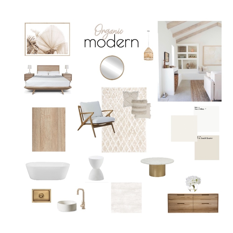 Organic Modern Mood Board by DShwed on Style Sourcebook