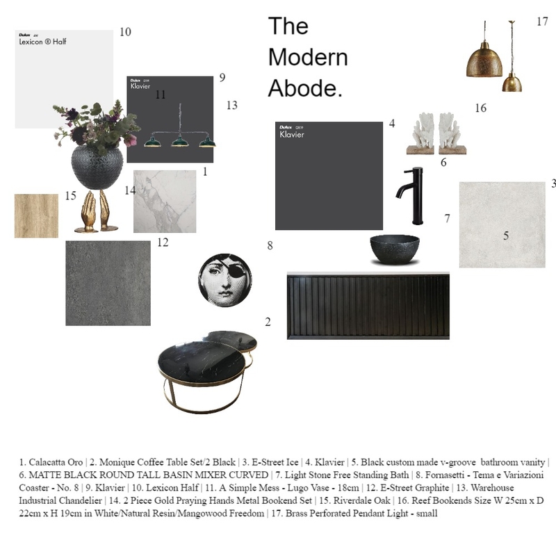 Kitchen / bathroom Mood Board by ZJR on Style Sourcebook