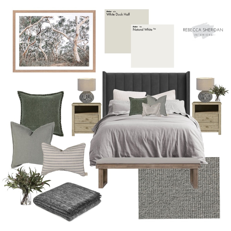 Guest Bedroom Modern Australian Mood Board by Sheridan Interiors on Style Sourcebook