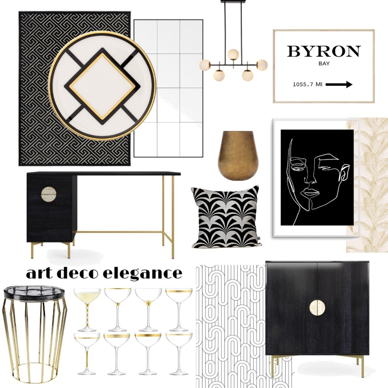 Art Deco Elegance Mood Board by Idesigns on Style Sourcebook