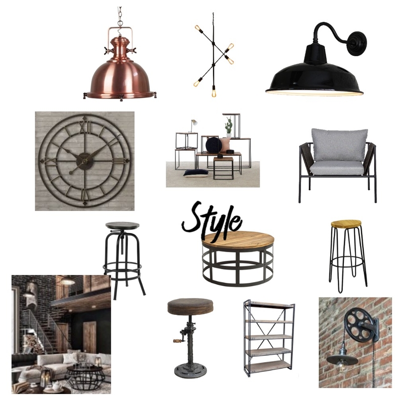 industrial mood board Mood Board by rasha17 on Style Sourcebook