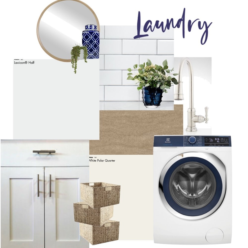 laundry Mood Board by melhigman on Style Sourcebook