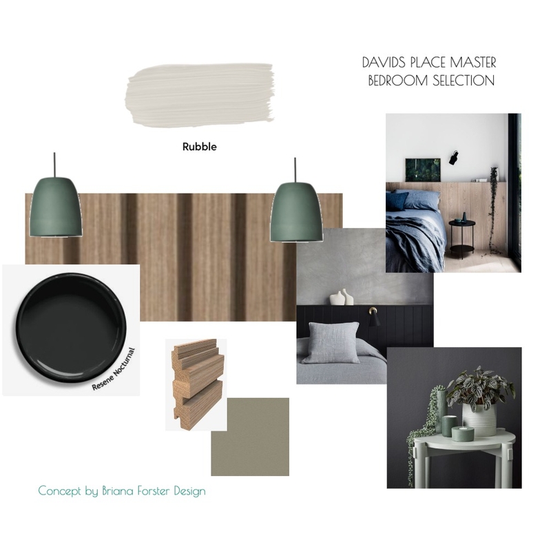 DAVIDS PLACE MASTER BED CONCEPT Mood Board by Briana Forster Design on Style Sourcebook