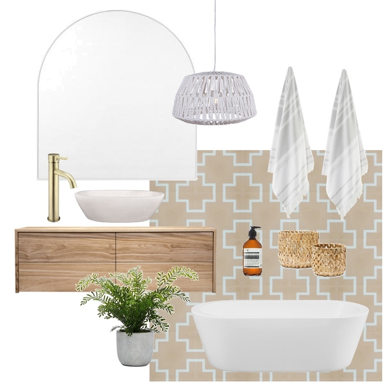 Byron Bathroom Mood Board by The Sanctuary Interior Design on Style Sourcebook