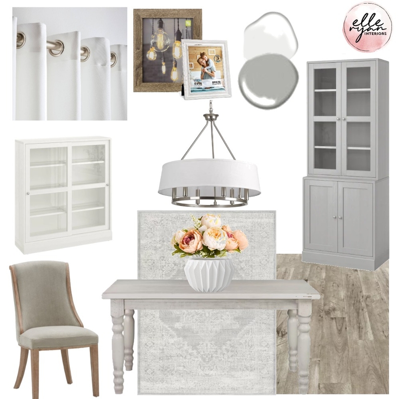 IDI - Mod 10 - Finkelstein - Dining Room Sample Board Mood Board by Elle Ryan Interiors on Style Sourcebook