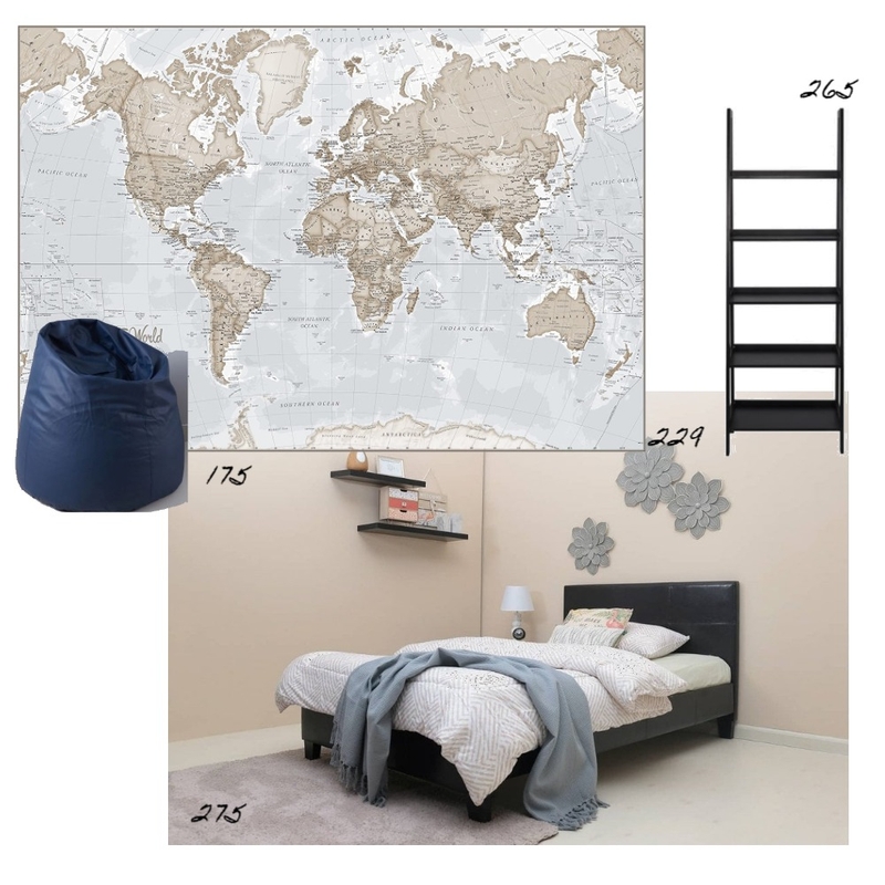 Bachelor Bedroom Mood Board by Sanjana Bakshi on Style Sourcebook