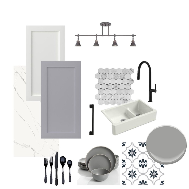 Pearl's Kitchen - Grey & Black Mood Board by Khanyisa.Miya on Style Sourcebook