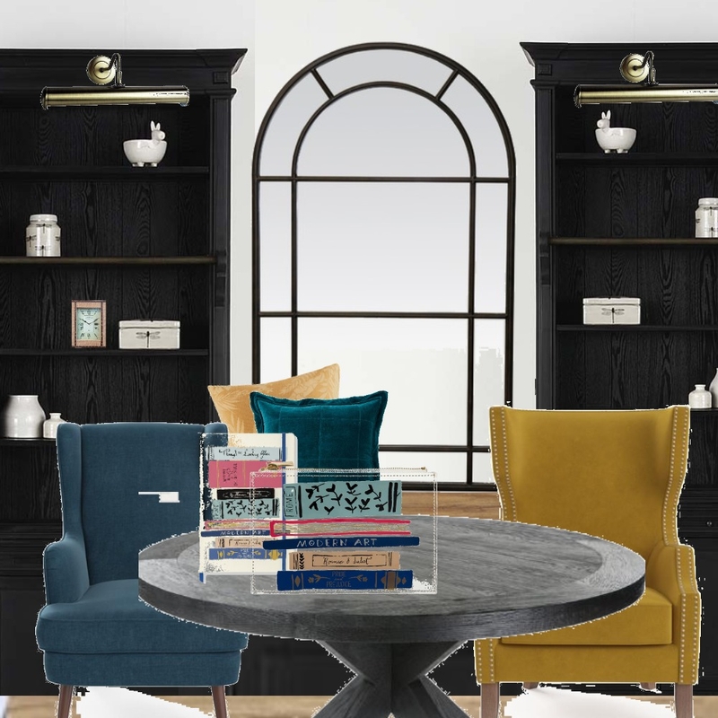 library Mood Board by Colette on Style Sourcebook