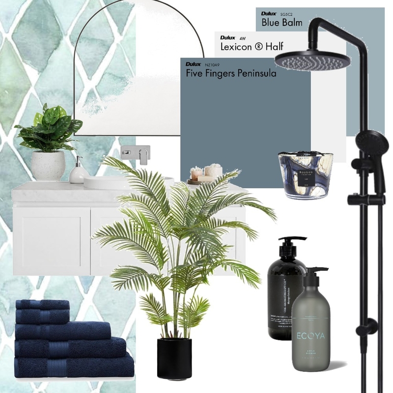 blue bathroom Mood Board by abbyawilliams on Style Sourcebook