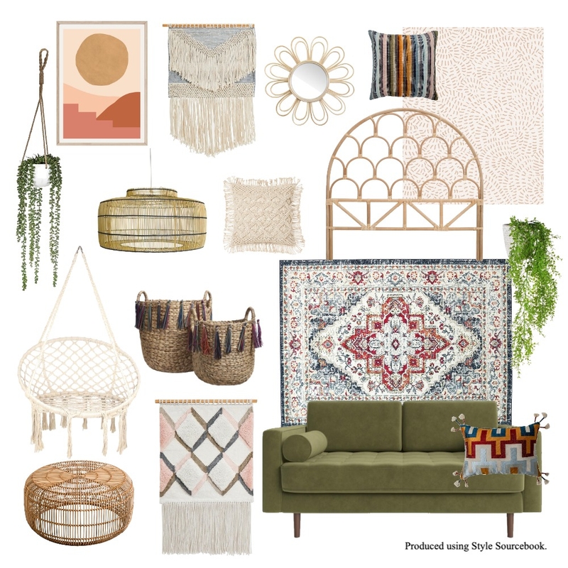 bohemian interior Mood Board by Vilteja on Style Sourcebook