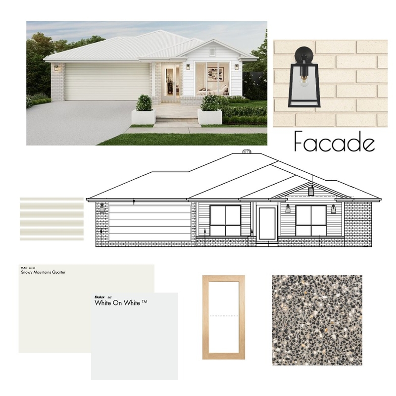 Facade Mood Board by krischellebell on Style Sourcebook