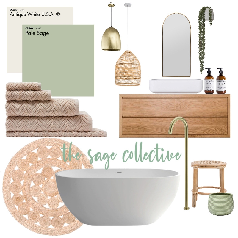 The Sage Collective Mood Board by Melissa Jane on Style Sourcebook