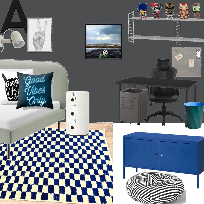 Teen boy room Mood Board by YafitD on Style Sourcebook