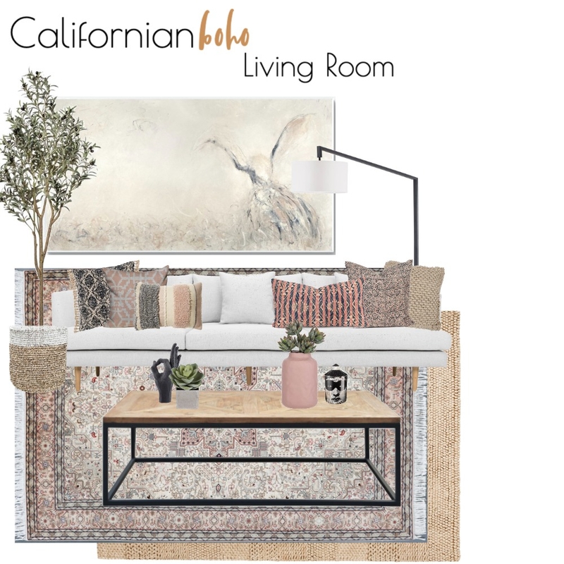 Cali Boho Living Room left part Mood Board by dlm72 on Style Sourcebook