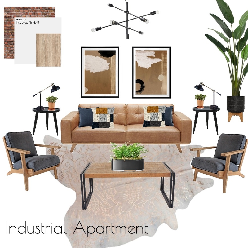 Industrial Apartment Mood Board by Madeline Campbell on Style Sourcebook