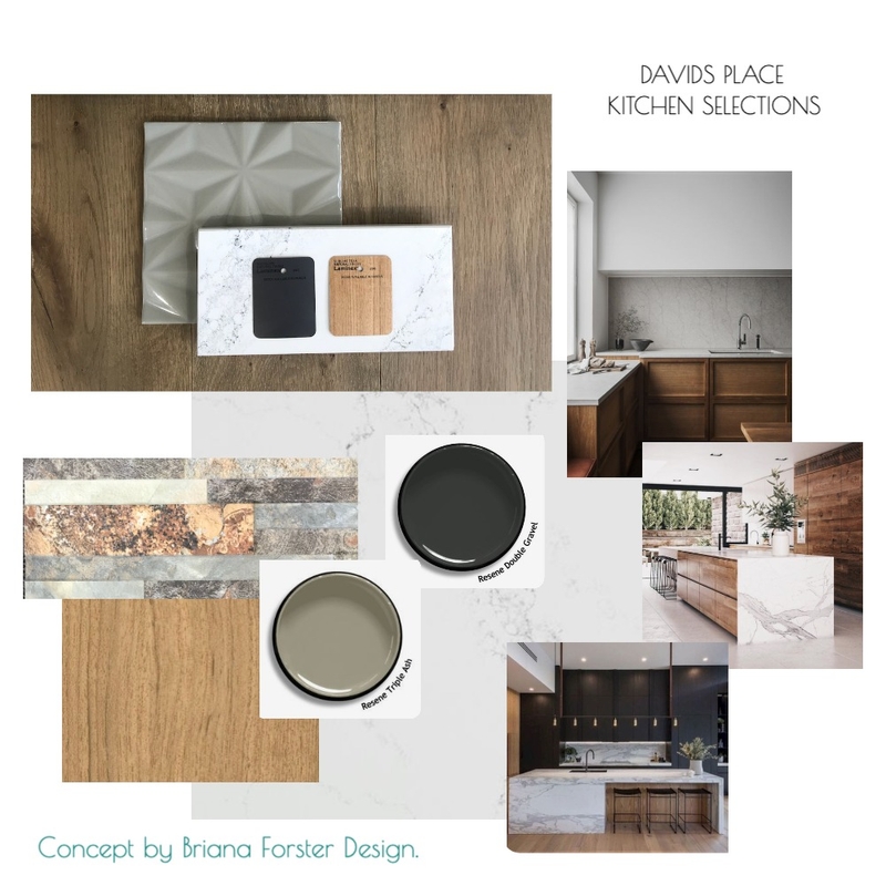 DAVIDS PLACE KITCHEN CONCEPT Mood Board by Briana Forster Design on Style Sourcebook