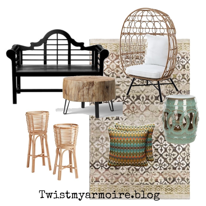 Garden Bench Mood Board by Twist My Armoire on Style Sourcebook