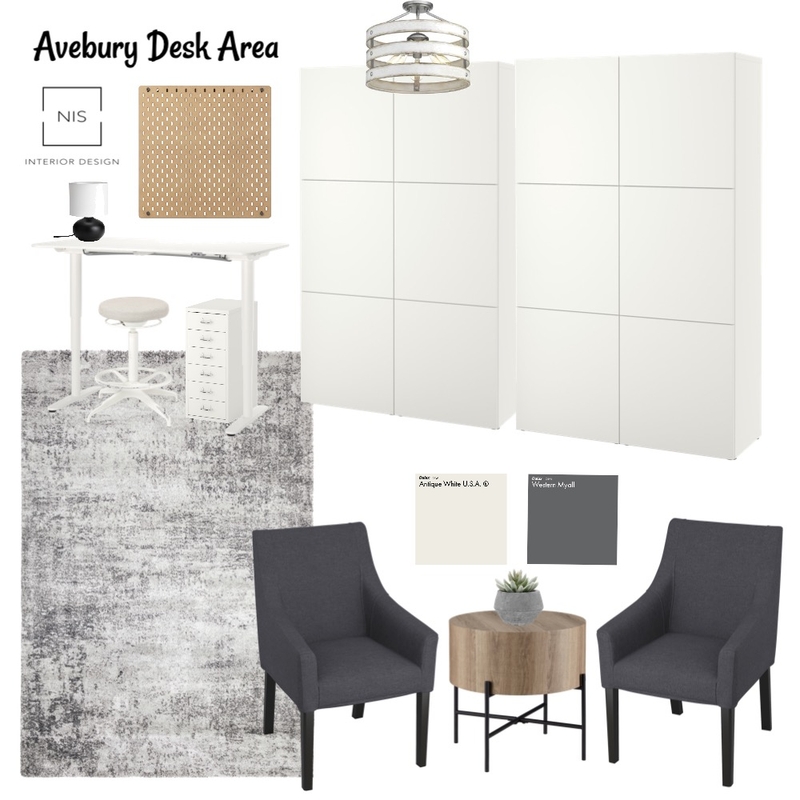 Avebury Desk Area (final) Mood Board by Nis Interiors on Style Sourcebook