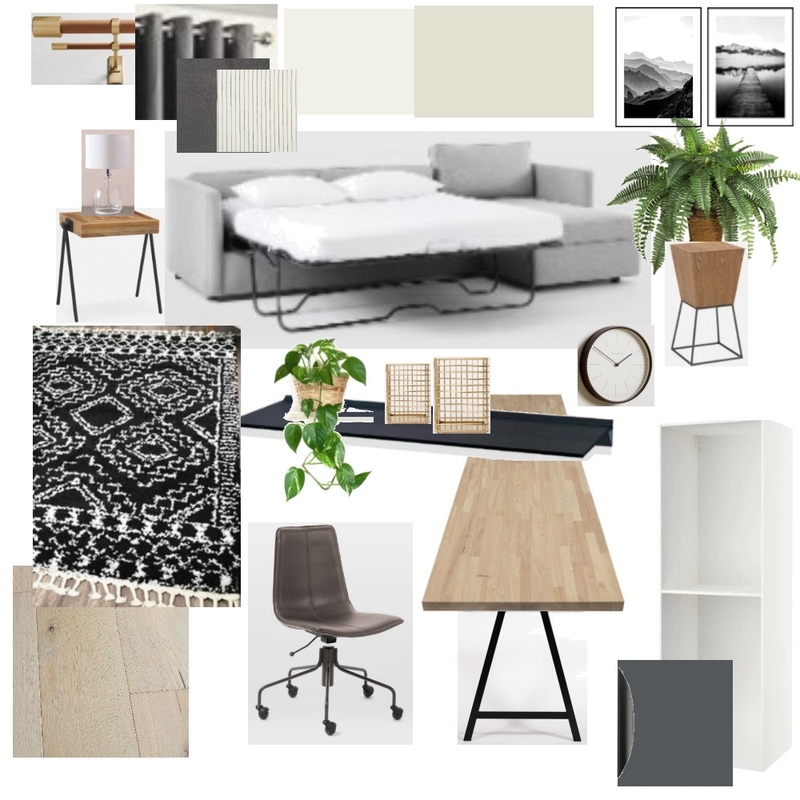 Module 9 - Study / Guestroom Mood Board by kokotaylor on Style Sourcebook