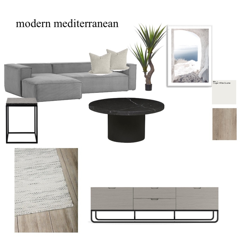 Modern Mediterranean Mood Board by Lynettekaminski on Style Sourcebook