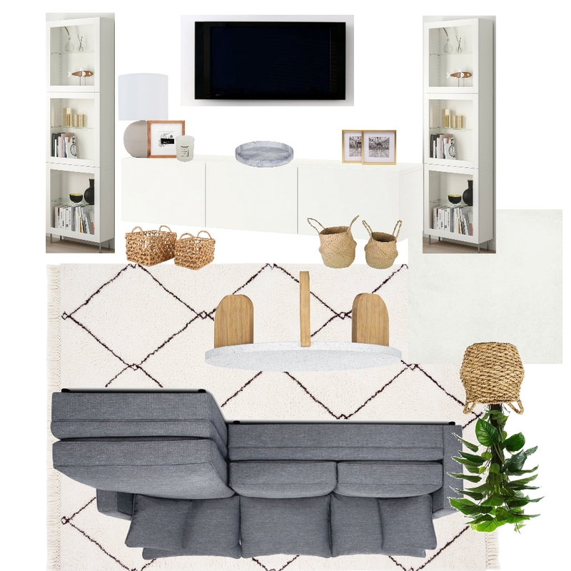 LIVIING ROOM W/ IKEA TV UNIT Mood Board by mdacosta on Style Sourcebook