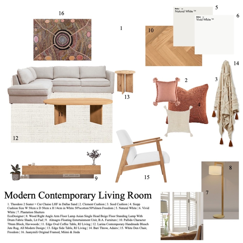 Living Room Mood Board by jamiedyerr on Style Sourcebook